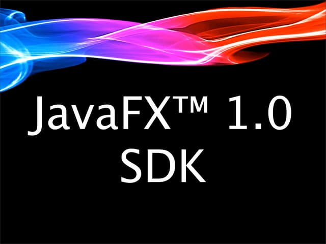 JavaFX 1.0 SDK Aquarium Paris