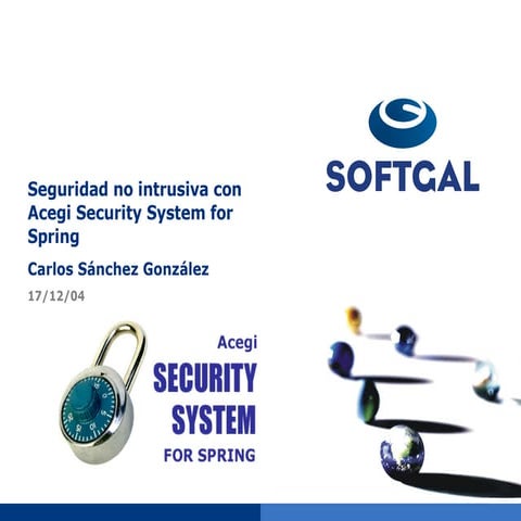 Acegi Security System for Spring