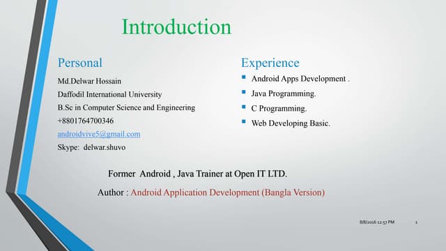 Java history 01 | PPTX