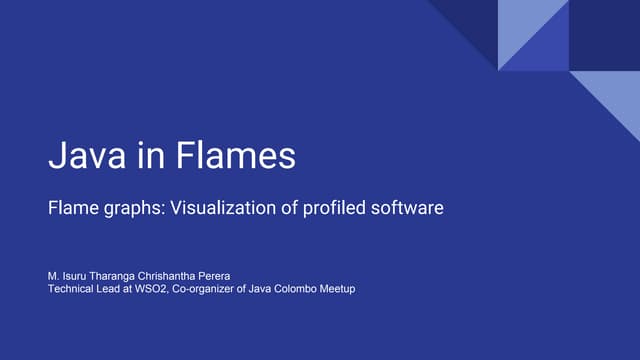 Java in flames