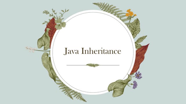 Java Inheritance.pdf of java in computer language