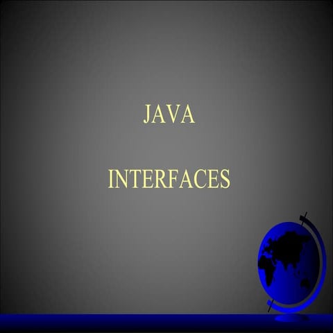 Interface java