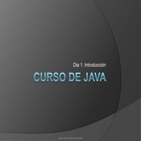 Java introduccion