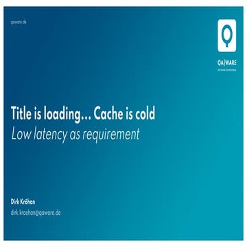 Title is loading ... Cache is cold.