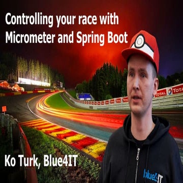 JavaLand - Micrometer and SpringBoot