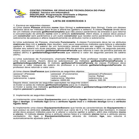 Java Lista Exercicios 03