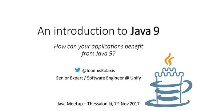 How can your applications benefit from Java 9?