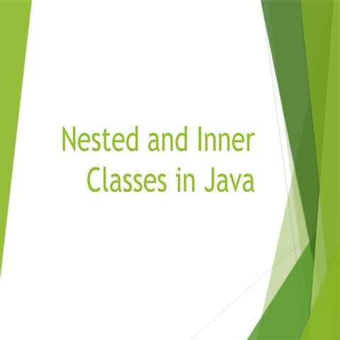 Java Nested classes, static class and methods, nested blocks_Inner ...