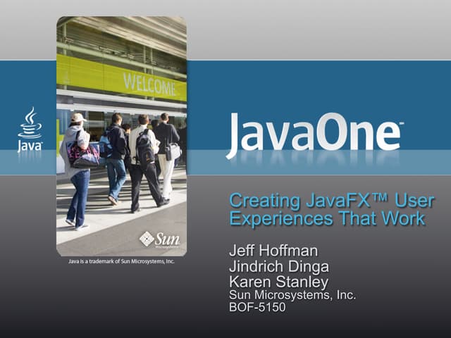 JavaOne 2009 Deploying Apps for Consumers Bof5150