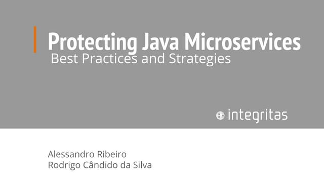 Protecting Java Microservices: Best Practices and Strategies