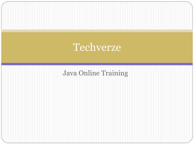 Java online training