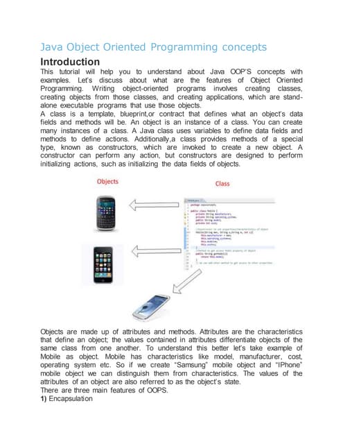 Java oop concepts | PDF