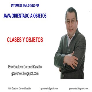 JAVA OO - TEMA 01 - CLASES Y OBJETOS