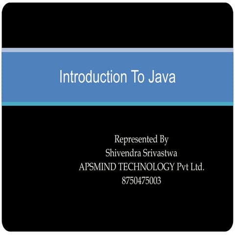 Java training in delhi | PPTX | Programming Languages | Computing