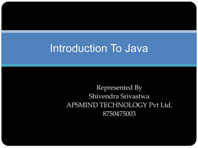 Java training in delhi | PPTX | Programming Languages | Computing