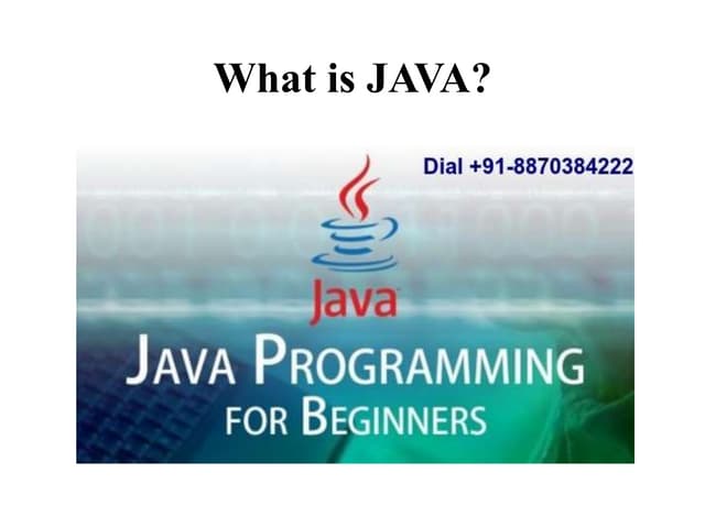 what is java? | PPT