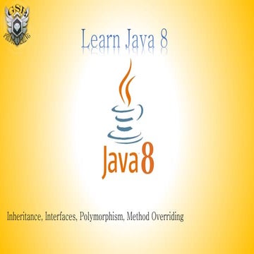 Learn Java Part 11 | PPT