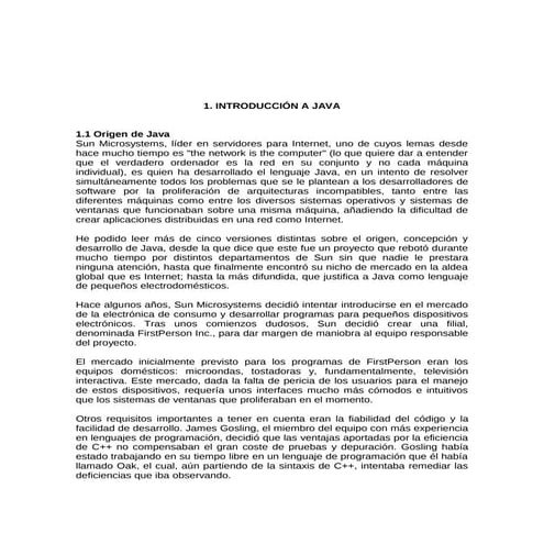 Java y sus caracteristicas | PPT