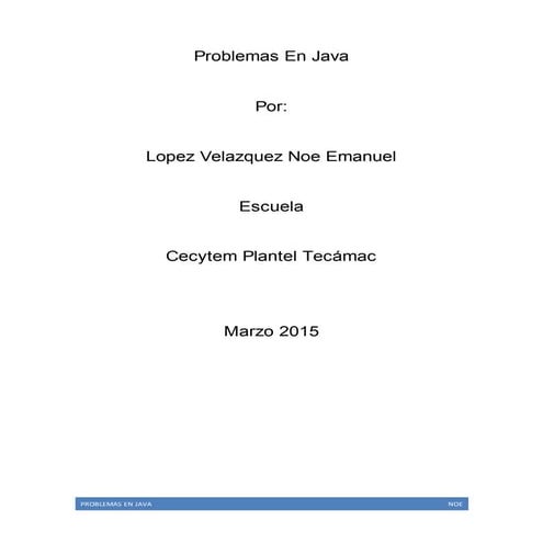 Problemasjava2 | PDF