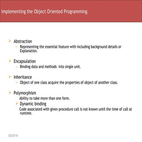 Java programming concept | PPT