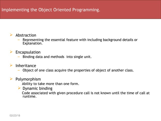 Java programming concept
