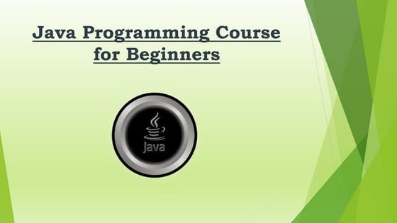 Introduction to java | PPT
