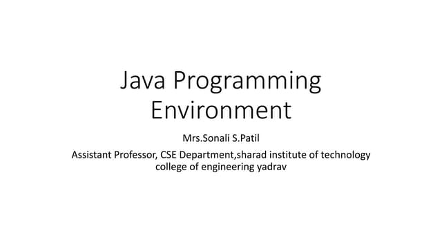 Java Programming Environment,JDK,JRE,JVM.pptx