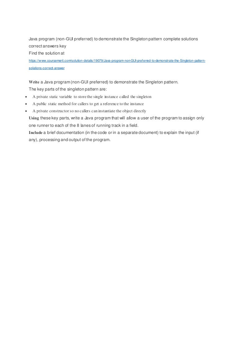 Singleton Pattern In Java Best Decoration Singleton Pattern In Java Best Decoration