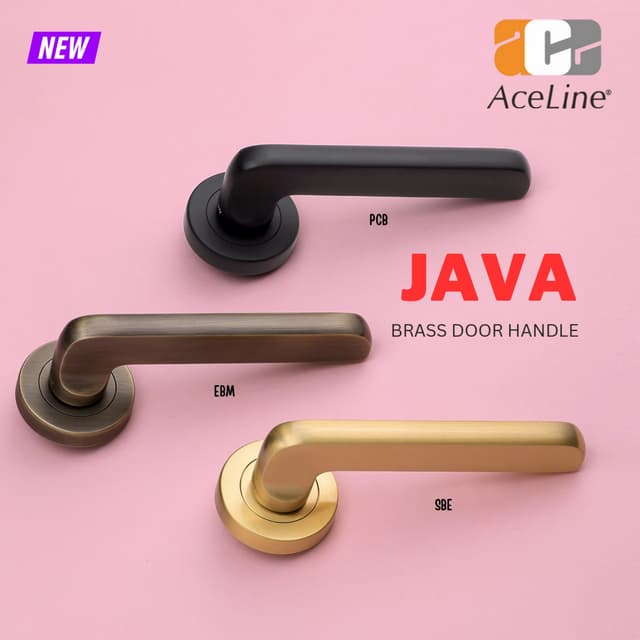 Aceline java solid brass lever handle set pdf