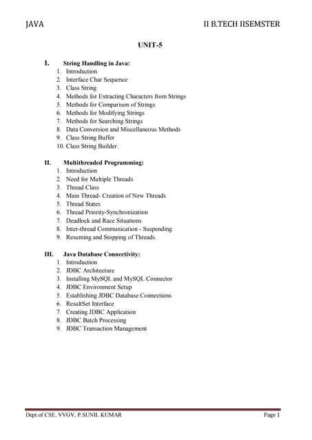 Java Presentation on the topic of string | PPT