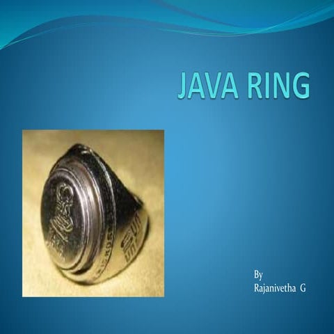 Java ring | PPT