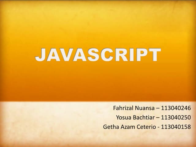 Javascript