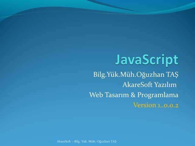 Java script | PPT