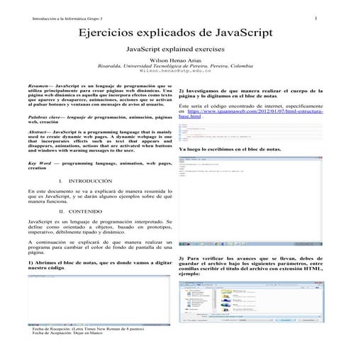 Examen una unidad | DOCX
