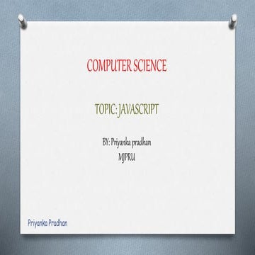 Javascript | PPT