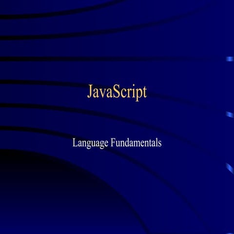 JavaScript ppt for introduction of javascripta | PPT