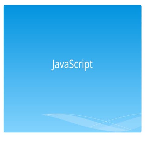Presentación JavaScript | PPTX