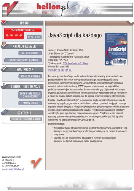 JavaScript dla każdego | PDF