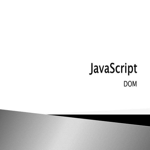 Java script - document object model