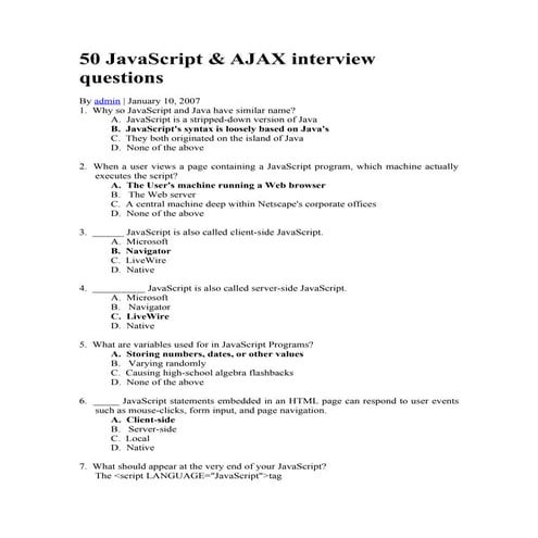 Javascript Question | PDF