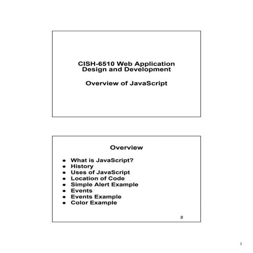 Javascript talk1 | PDF