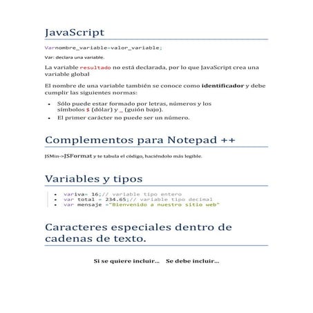 Java script teoria