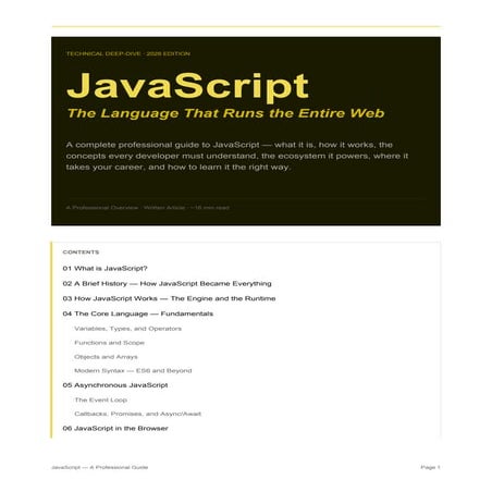 The Evolution Of JavaScript | PPTX