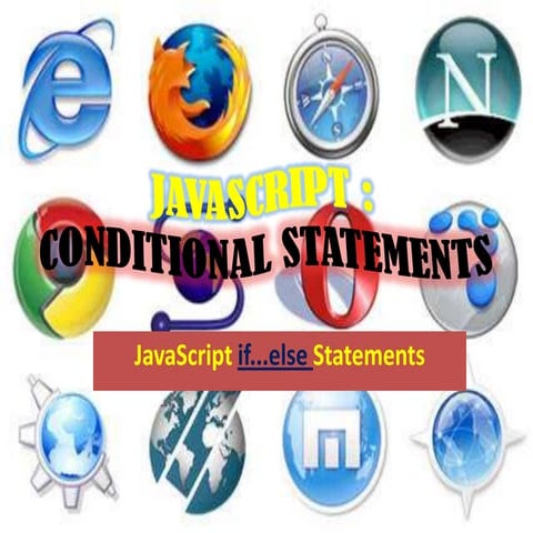 Javascript conditional statements 1 | PPT