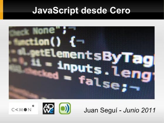 JavaScript desde Cero