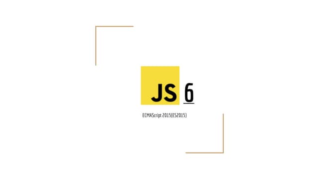 Javascript ES6