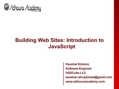 Java script final presentation