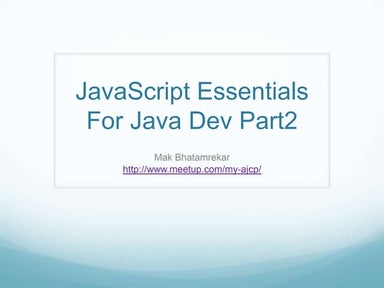 Java scriptforjavadev part2a