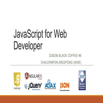 Java script for web developer | PPT