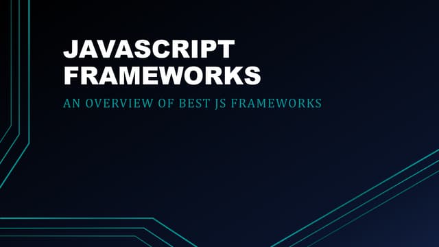 Javascript frameworks